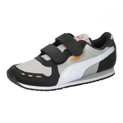 Abbildung von Puma Cabana Racer 20 Unisex Sneaker low für Kinder, Größe: 28, Ash gray/white/black Schuhe