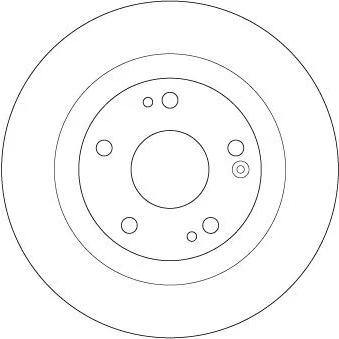 Abbildung von TRW DF6705 Bremsscheibe 282 10 5 114,3 voll lackiert HONDA: CIVIC 10, Stufenheck