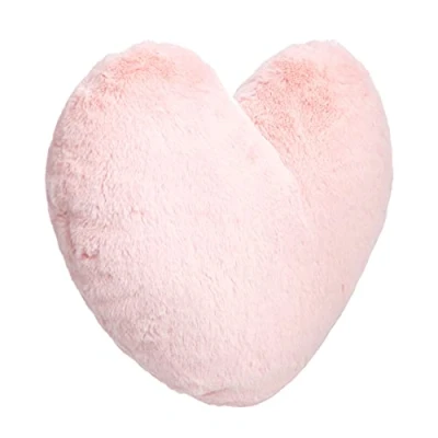 Abbildung von Amazon Basics Polyester, dekoratives Kissen, Pfingstrose Rosa Herz , 45 x 41 cm