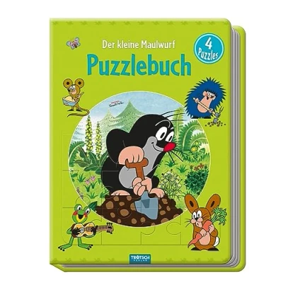 Abbildung von Puzzlebuch Der kleine Maulwurf, 4 Puzzles: Beschäftigungsbuch Entdeckerbuch