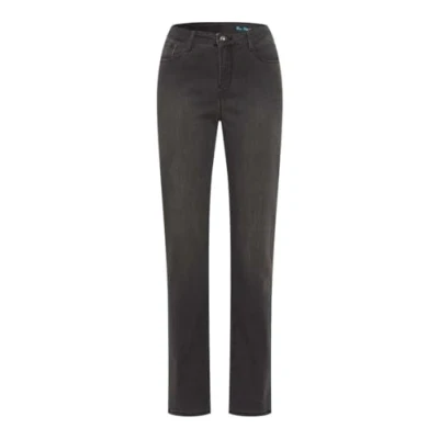 Abbildung von BRAX Damen Style Carola Blue Planet Nachhaltige Five Pocket Jeans Slightly Used Anthracite 32W / 34L