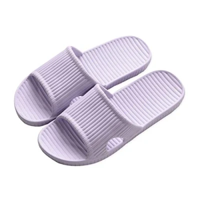 Abbildung von APIKA Frauen Und Männer Anti Rutsch Hausschuhe Innengebrauch Im Freien Bad Sandale Soft Foam Sole Pool Schuhe Haus Heim Rutsche(Hellviolett,40/41 EU)