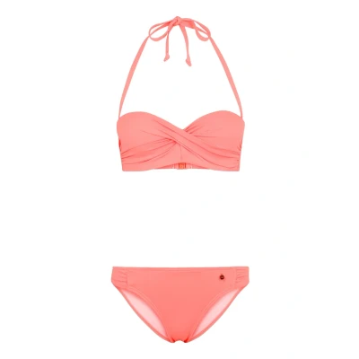 Abbildung von s.Oliver SET Bikini, Damen, Größe: 34xD, Apricot/neon