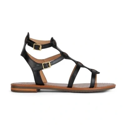 Abbildung von Geox D Sozy S B Flat Sandal, Black, 40 EU