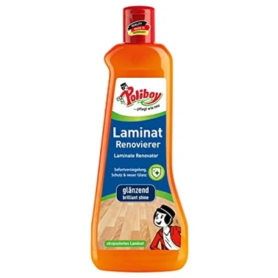 Abbildung von Poliboy Laminat Renovierer Sofort Versiegelung lang anhaltenden Glanz und Schutz Bodenreinigung Einzeln 500ml Made in Germany