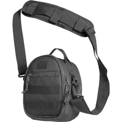 Abbildung von ACE Schakal Gehörschützer Tasche Tragetasche kompatibel mit Kapsel Gehörschutz von Sordin, Howard Leight UVM. Schwarz