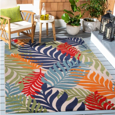 Abbildung von Sanat Teppich »Floral Outdoor« rechteckig 6 mm Höhe In und Outdoor geeignet, florales Design, Balkon, Terasse
