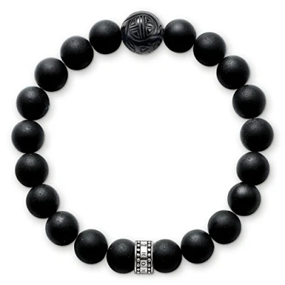 Abbildung von Thomas Sabo Armband Obsidian 925 Sterling Silber A1085 023 11 M