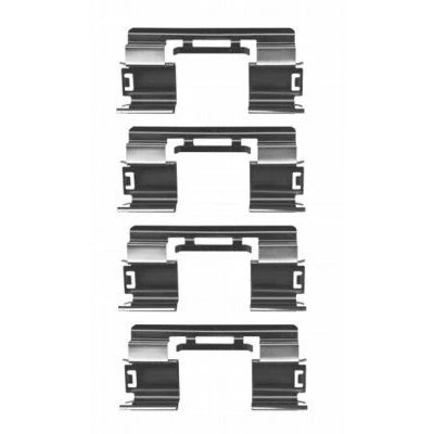 Abbildung von HELLA 8DZ 355 204 351 Zubehörsatz, Scheibenbremsbelag OPEL: Astra J Sports Tourer, Hatchback, Mokka / X, CHEVROLET: Orlando, Trax
