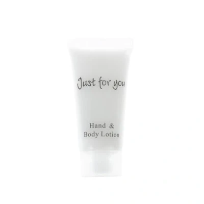 Abbildung von Reise Toilettenartikel Just for You Hand und Körperlotion 20 ml (100 Stück), REACH konforme Hotel Körperlotion, angenehmer Duft, oder Heimgebrauch, Abmessungen 79x39x22 mm, GF950