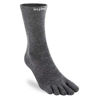Abbildung von Injinji Liner Crew Merino Socken, slate, S
