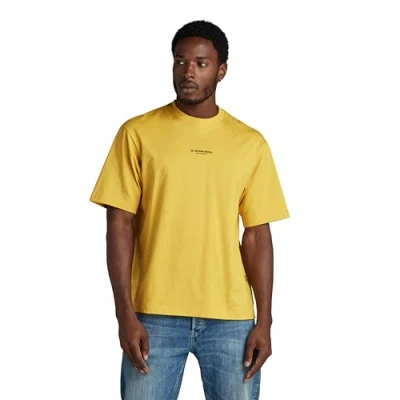 Abbildung von G Star Center Chest BOXY Tshirt basic, Herren, Größe: Large, Lemon