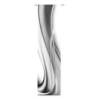 Abbildung von Home fashion SCHIEBEVORHANG DEKOSTOFF Digitaldruck ONDA, Stoff, Beere, 245 x 60 cm