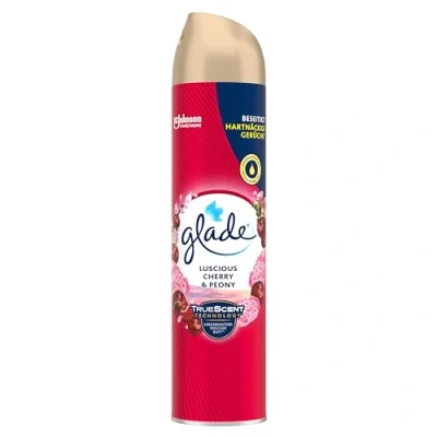 Abbildung von Glade by Brise Duftspray, Für langanhaltende Frische in allen Räumen, Fruchtiger Kirsche &amp; Pfingstrosen Duft, 300 ml