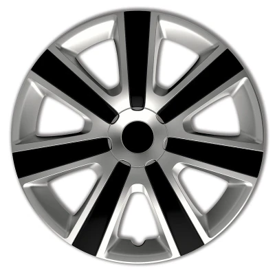 Abbildung von AutoStyle PP 5155SB Radblenden 15Zoll schwarz/silber
