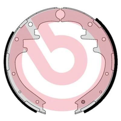 Abbildung von BREMBO S 24 554 Bremsbacken 254 65 FORD: Ranger Mk2, FORD USA: Explorer Mk2