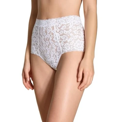 Abbildung von CALIDA High Waist Slip »Natural Comfort Lace«, mit Blumenspitze