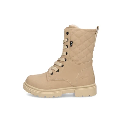 Abbildung von s.Oliver Snowboot/Winterstiefel für Kinder, Größe: 35, Sand Schuhe