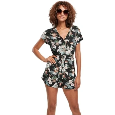 Abbildung von Urban Classics Jumpsuit, Damen, Größe: Medium, Black tropical