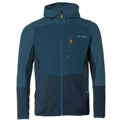Abbildung von Vaude Herren Mens Monviso Hooded Grid Fleece Jacket, Dark Sea, M EU