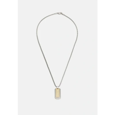 Abbildung von BOSS Devon Halskette silvercoloured/goldcoloured, Herren, Größe: One Size, Silver coloured/gold coloured