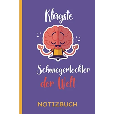 Abbildung von Klügste Schwiegertochter der Welt: A5 Notizbuch als Geschenk für eine /punktiert ... Weihnachten Geburtstagsgeschenk Kollegin
