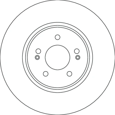 Abbildung von TRW Bremsscheibe HYUNDAI: Tucson, KIA: Sportage V 325mm 30mm 5 114,3mm Belüftet lackiert DF6829S 51712N7100 Bremsscheiben, Scheibenbremsen