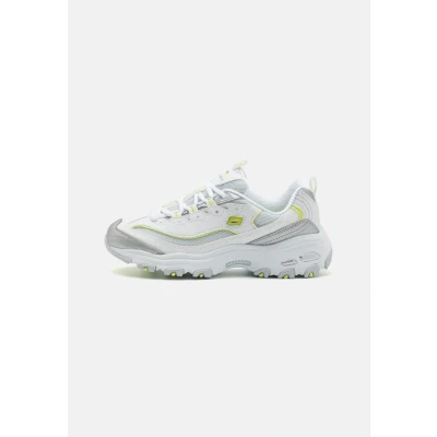 Abbildung von Skechers D&#039;LITES Sneaker low, Damen, Größe: 38, White/silver/lime Schuhe
