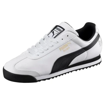 Abbildung von PUMA Herren Roma Sneaker, Basic White Black, 44.5 EU