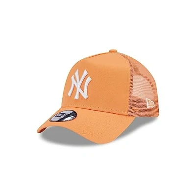 Abbildung von New Era Vesrtellbar Fanartikel York Yankees MLB Orange gebogener Schirm Kappe One Size