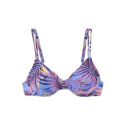 Abbildung von Lascana Bikinitop, Damen, Größe: 40xD, Himmelblau bedruckt
