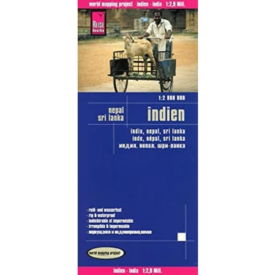 Abbildung von Reise Know How Landkarte Indien (1:2.900.000) mit Nepal und Sri Lanka: world mapping project