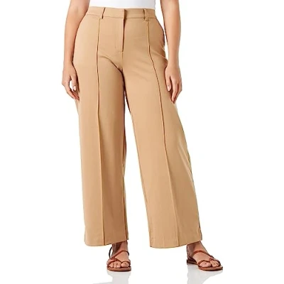 Abbildung von ICHI IHKATE SUS Office Wide PA Damen Hose Stoffhose mit Stretch gerader Schnitt, Größe:2XL, Farbe:Tannin (171320)