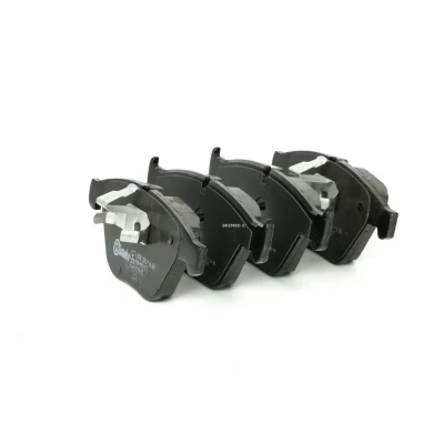 Abbildung von BREMBO P 06 081 Bremsbelagsatz für Verschleißwarnanzeiger vorbereitet mit Kolbenclip ohne Zubehör BMW: 3 Convertible, Coupe, Touring