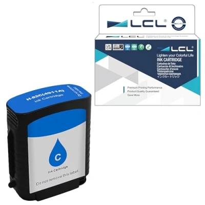Abbildung von LCL Professionelle Version Kompatibel Tintenpatrone 82 C4911A (1 Cyan) Ersatz für HP Designjet Printers 510 500 500ps 500Plus 800 800ps 815 815mfp 820 820mfp
