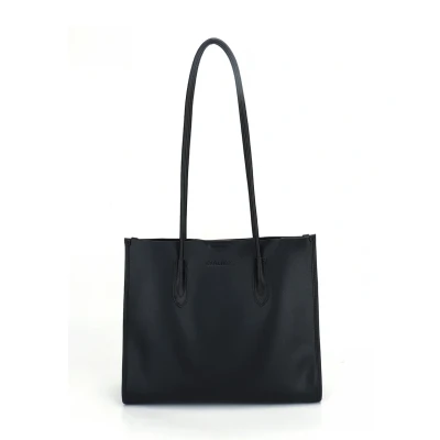 Abbildung von Carlheim Statement Shopping Bag, Damen, Größe: One Size, Black
