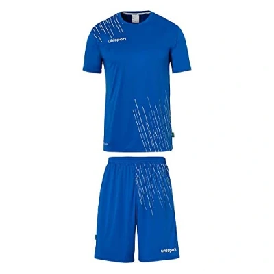 Abbildung von uhlsport Herren Score 26 Fußball Trikot Set Bestehend Aus Trainings Shirt Und Hose, Azurblau/weiß, S EU