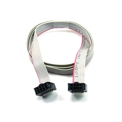 Abbildung von POPESQ® 1 Stk. x IDC Kabel 8 polig 2m 2.54mm Verbinder Flachbandkabel #A1869