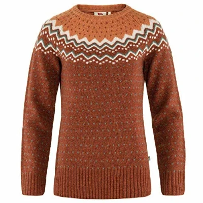Abbildung von Fjallraven 89941 215 242 Övik Knit Sweater W/Övik W Sweatshirt Damen Autumn Leaf Desert Brown Größe XL