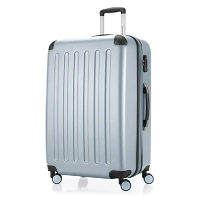 Abbildung von HAUPTSTADTKOFFER SPREE Großer Hartschalen Koffer Trolley Rollkoffer Reisekoffer, 4 Doppel Rollen, 75 cm, 119 L, mit Ausziehgriff, Pool Blue