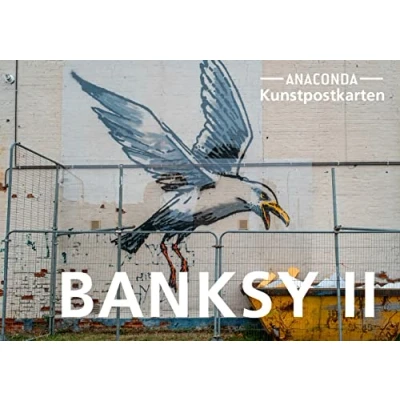 Abbildung von Postkarten Set Banksy II: 18 Kunstpostkarten aus hochwertigem Karton. ca. 0,44 pro Karte. Berühmte Bilder: Streetart zum Sammeln, Verschicken ... Postcrossing (Anaconda Postkarten, Band 61)