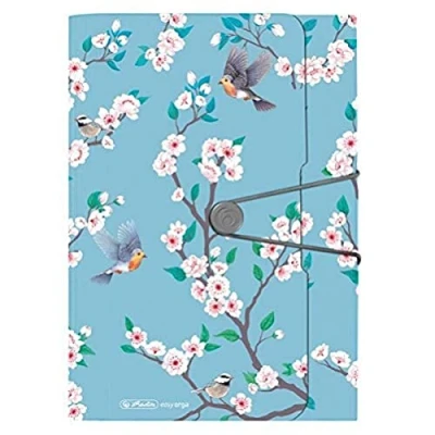 Abbildung von Herlitz Fächermappe Ladylike Birds, 12 Fächer mit Gummizug und Visitenkartenfach, 1 Stück