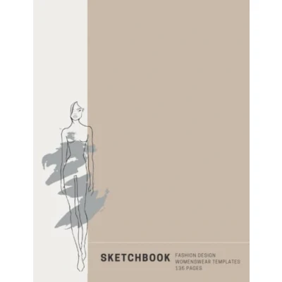 Abbildung von fashion design Sketchbook: Womenswear Templates 135 pages (Modedesign Skizzenbuch DOB Figurinen Vorlagen) Für Modedesign Illustrationen, ... templates, women