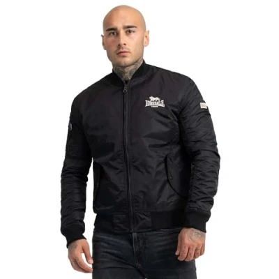 Abbildung von Lonsdale Passform TERN HILL Bomberjacke, Herren, Größe: 3XL, Black