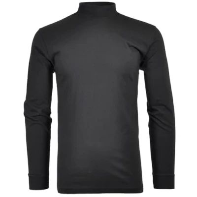 Abbildung von RAGMAN Herren Stehkragenshirt langarm Gr. XL, Schwarz 009