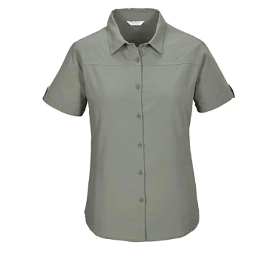 Abbildung von killtec Damen Funktionsbluse Kurzarm/Bluse KOS 1 WMN WVN SHRT, helloliv, 38, 42840 000