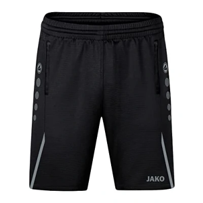 Abbildung von JAKO Unisex Kinder Træningsshorts Trainingsshort Challenge, Schwarz/Steingrau, 152 EU