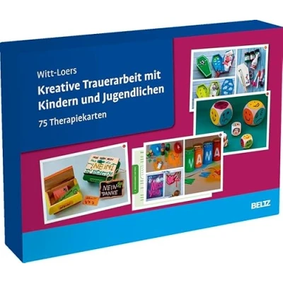 Abbildung von Kreative Trauerarbeit Mit Kindern und Jugendlichen: 75 Therapiekarten. 24 seitigem Booklet in hochwertiger Klappkassette, Kartenformat 16,5 x cm (Beltz Therapiekarten)