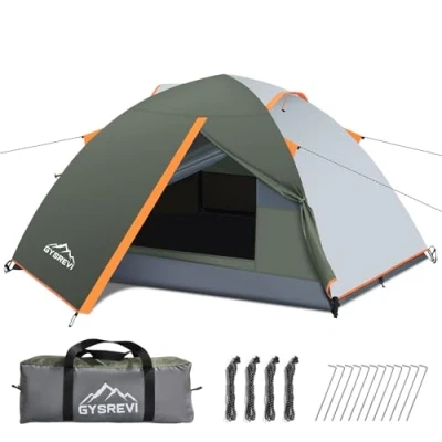 Abbildung von Gysrevi Camping Zelt Wurfzelt 2 Personen Kuppelzelte Wasserdicht Winddicht Dome Tent Ultraleicht für Outdoor Trekking
