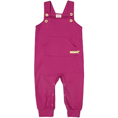 Abbildung von loud + proud Kleinkinder Latzhose Dark red für Kinder, Größe: 98/104,